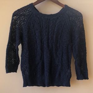 Lucky Brand Open-Knit Sweater